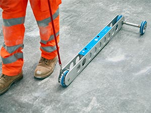 Face Din Meter checking compliance with Din 1802