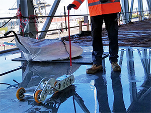 Floor Flatness Survey in Progress - Data Centre 